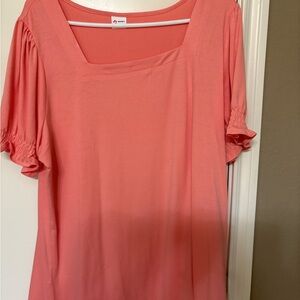 Avenue Coral Square Neck Blouse